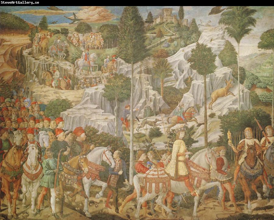 Benozzo Gozzoli Procession of the Magi